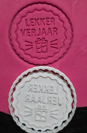 ST126 Lekker Verjaar Cupcake Stamp