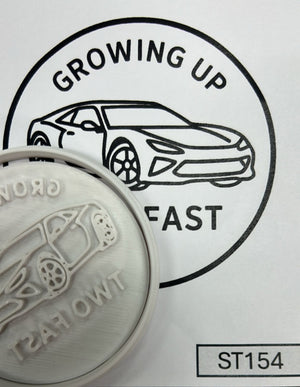 ST154 Growing Up Too Fast Cupcake Stamp