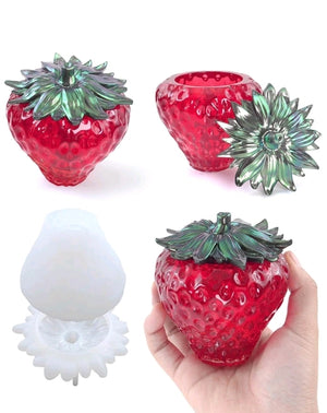 Silicone Mould Resin Strawberry