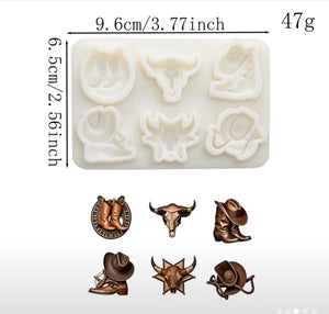 Silicone Mould Cowboy Style