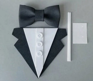 Suit Bow Tie Cake Topper