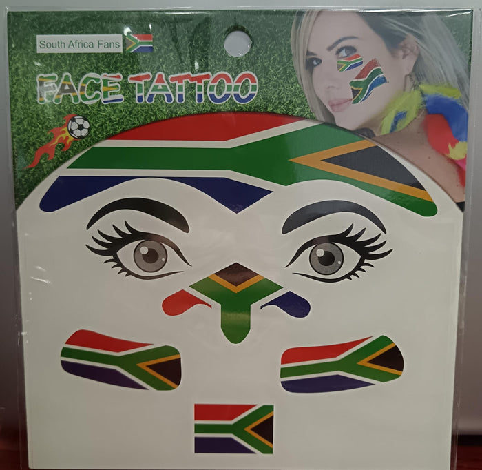 SA Flag Temporary Tattoo