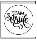 ST016 Team Bride Cupcake Stamp