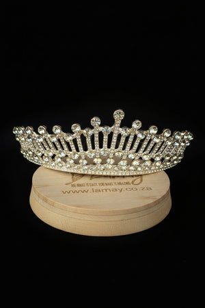 Diamante Tiara Perfect For Cake Topper Silver