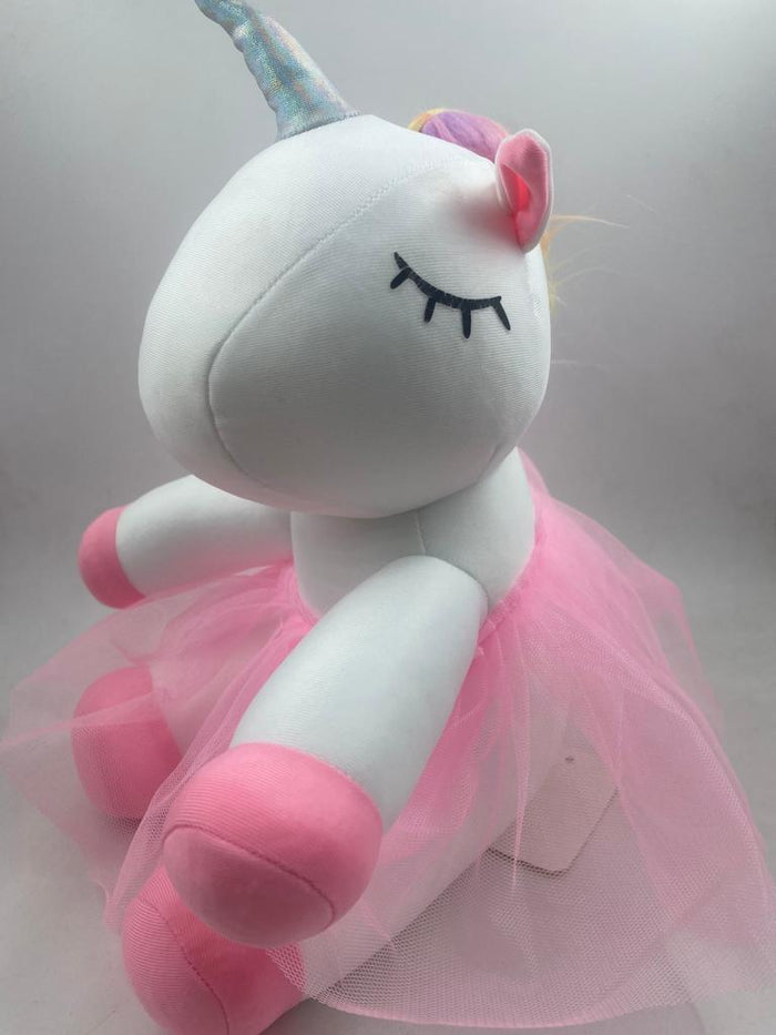 Unicorn with Tutu Soft Toy Plush 24cm