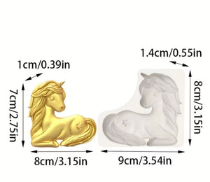 Silicone Mould Lying Unicorn