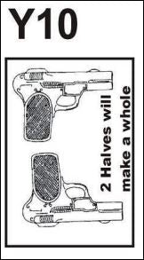 Y10 Hard Plastic Chocolate Mould Gun