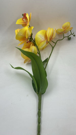 Artificial Flower Orchid Yellow