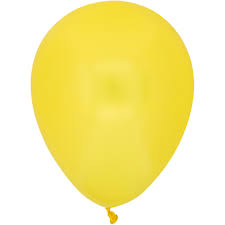 100pc Balloons Yellow