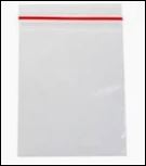 100pc Zipper Bag 12x16cm