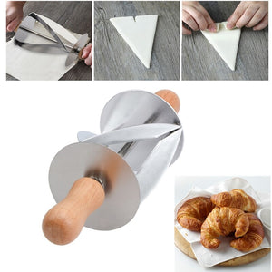 Stainless steel rolling croissant, 8cm  without handle