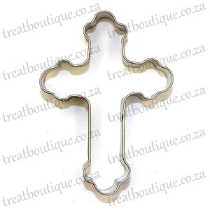 Treat Boutique Metal cookie cutter Ornate cross,