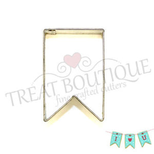 Treat Boutique Metal cookie cutter Bunting swallowtail