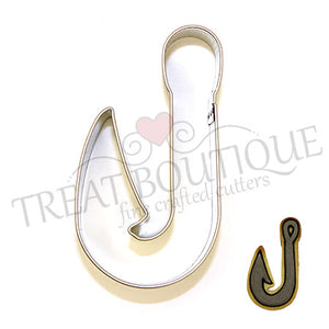 Treat Boutique Metal Cookie Cutter Fishing Hook