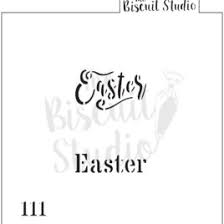 Nr111 Cake decorating stencil easter