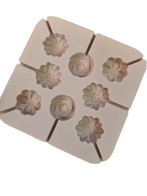 Flowers Lollipop Silicone  mould