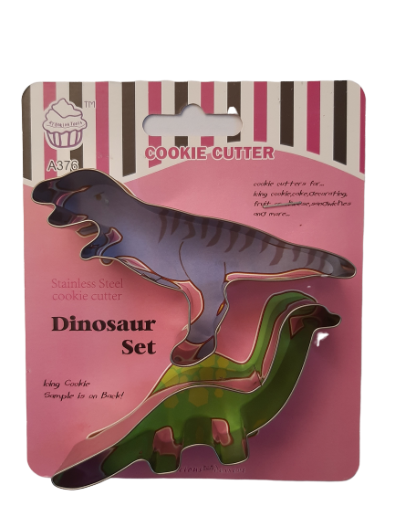 Metal Dinosaur Cookie Cutter Set A276