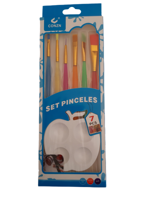 Cake decorating art brush and palette set