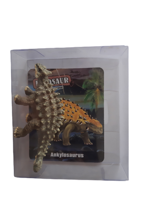 Plastic figurine Ankylosaurus perfect to use as cake toppers, +-7cm