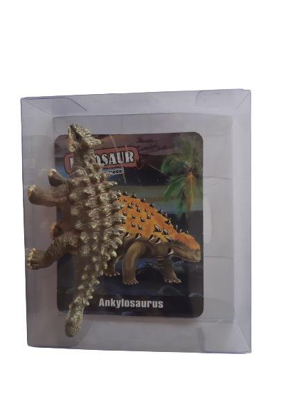 Plastic figurine Ankylosaurus perfect to use as cake toppers, +-7cm