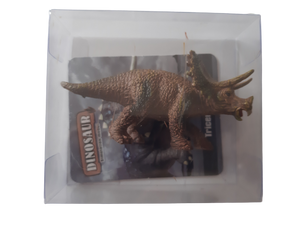 Plastic figurine Triceratops perfect to use as cake toppers, +-7cm