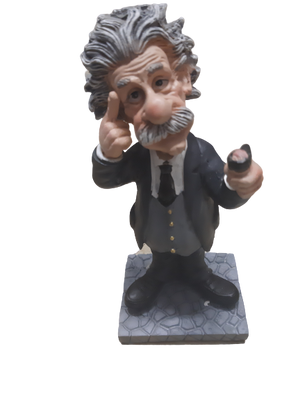 Einstein Science resin figurine 17cm, B