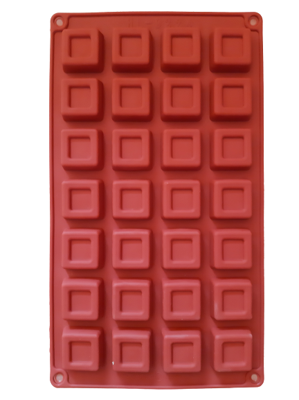 HL-9224  Soap Silicone Mould Square Chocolate