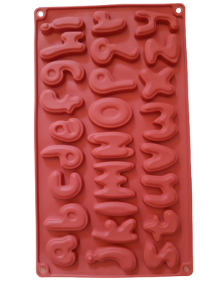 HL-9225 SS Alphabet Chocolate truffle soap silicone mould
