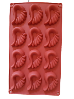 HL-9241 Paisley Chocolate truffle soap silicone mould