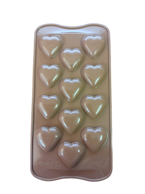 Nr37, Silicone mould chocolate truffle, Heart