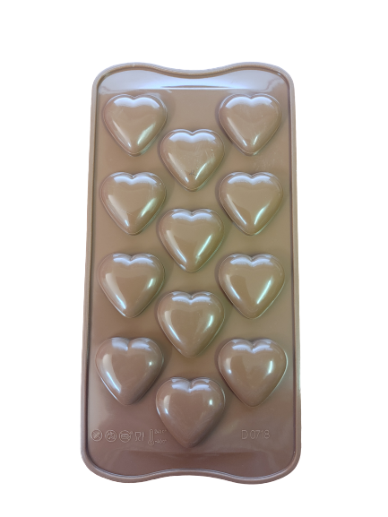 Nr37, Silicone mould chocolate truffle, Heart