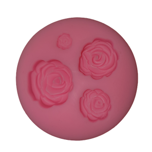 Rose silicone mould, biggest rose 2cm