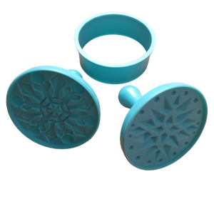 Cookie cutter and stamp set 7.5cm Y215