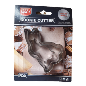 Easter Bunny metal cookie cutter, 3pc