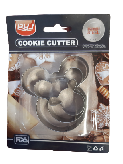 Metal Cookie Cutters Mickey Mousse