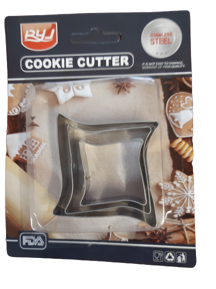 Frame metal cookie cutter