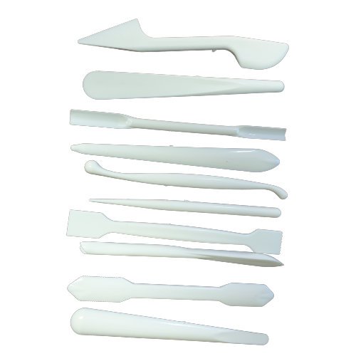 Plastic fondant modelling tool set 10 piece