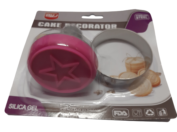 Star Stamp / Metal Cutter Set, 6cm