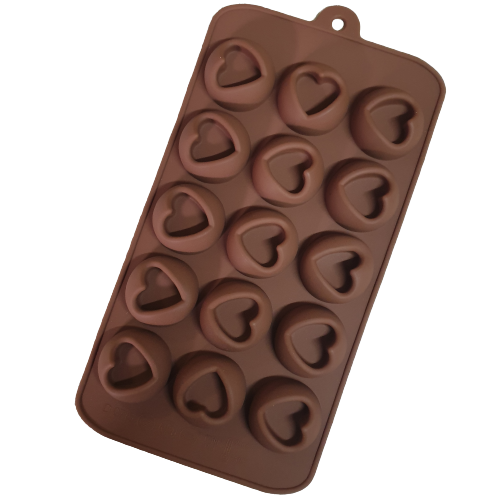 Nr31, Silicone mould chocolate truffle, Heart
