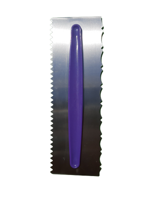 I Metal icing smoother comb 22cm x7.6cm,