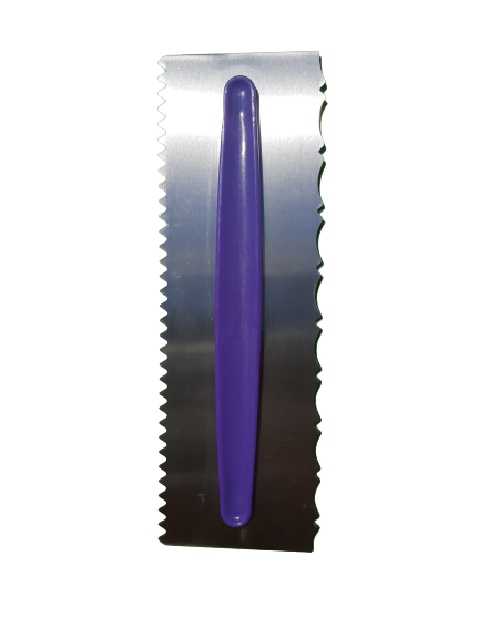I Metal icing smoother comb 22cm x7.6cm,