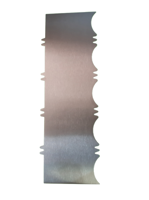 J Metal icing smoother comb 22cm x7.6cm,