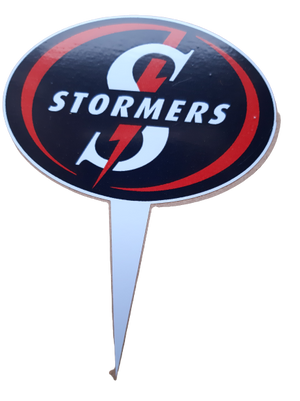 Wooden Stormers Cake Topper