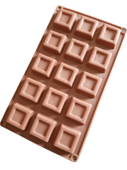 Silicone mould, Soap chocolate Fondant, Square