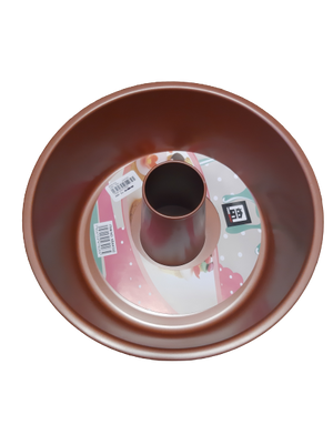 Large copper, Ring Bundt Pan, bottom 21cm, depht 9cm