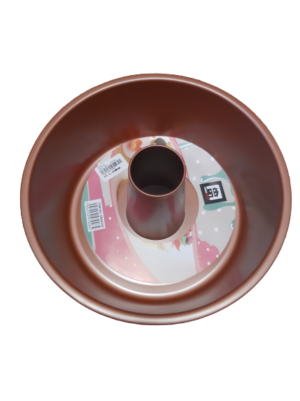 Large copper, Ring Bundt Pan, bottom 21cm, depht 9cm