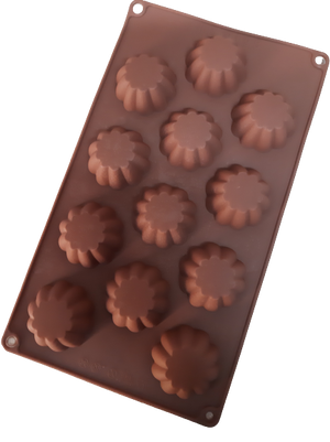 Silicone mould, chocolate soap fondant, Flower, 5.1cm