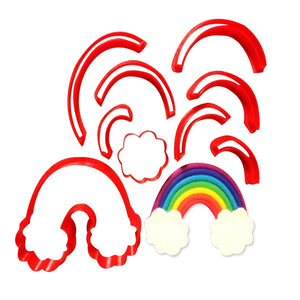 Rainbow and cloud cutter set,