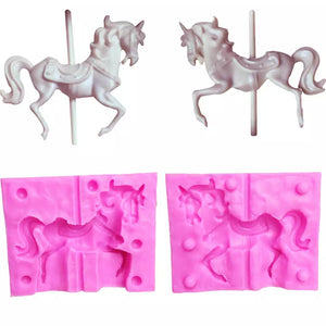 Silicone Mould 3D Carousel Horse