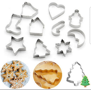 Christmas Metal Cookie Cutter Set